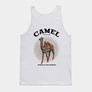 The Camel Power in the desert Tank Top